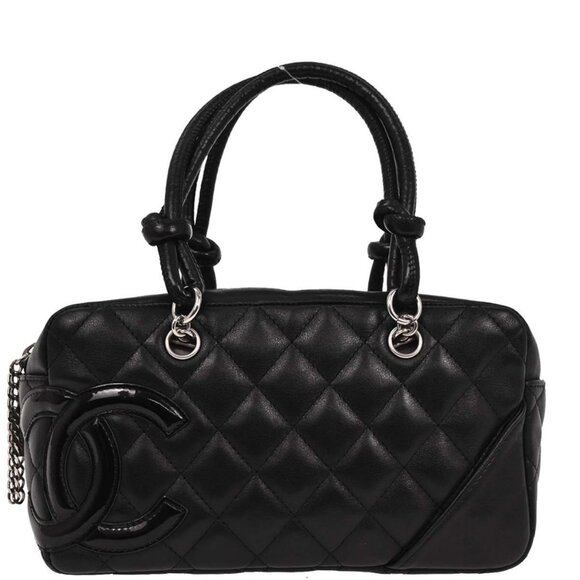 Chanel Black Calfskin Cambon Ligne Bowling Bag 177697 - Picture 1 of 9